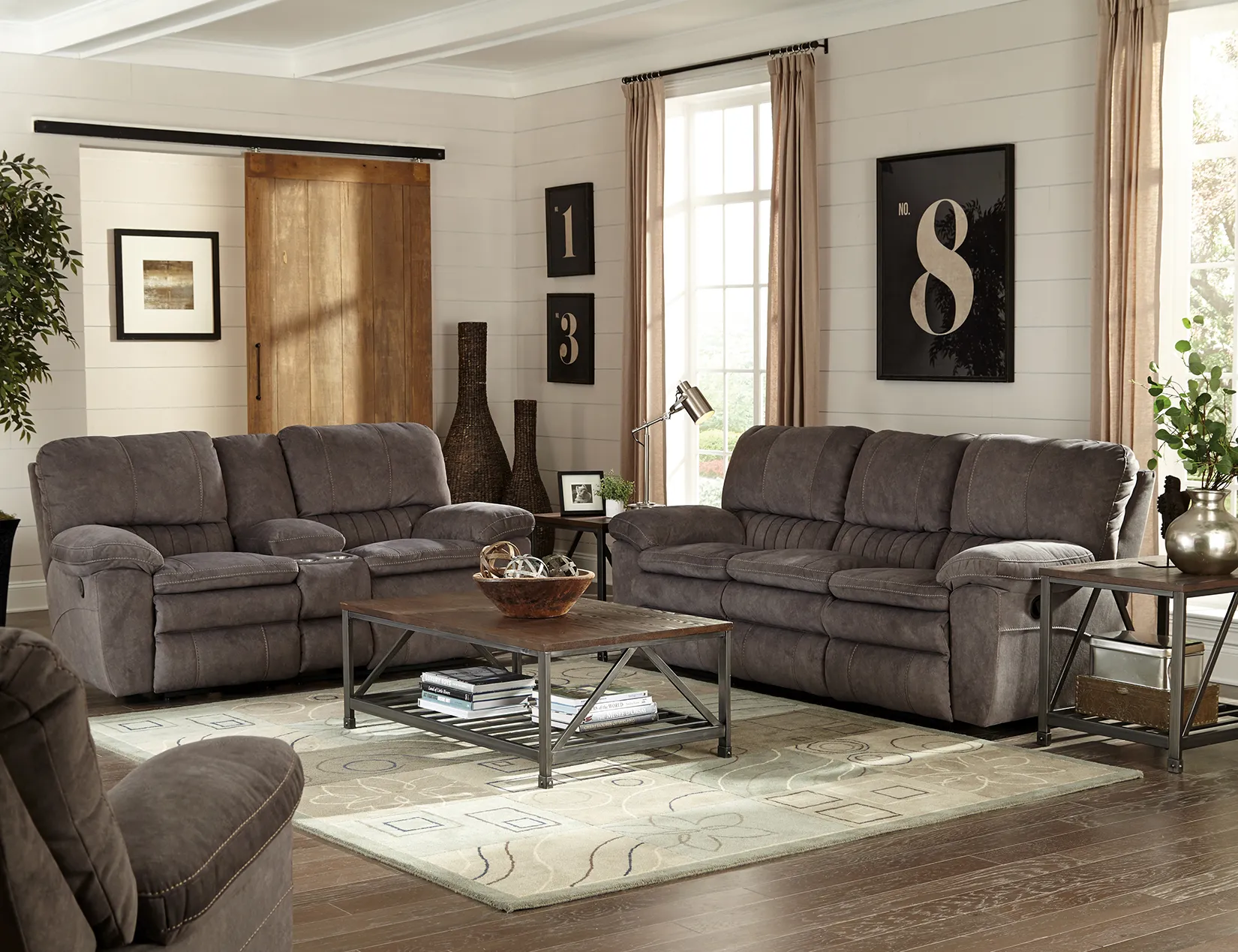 Reyes 91" Lay Flat Reclining Sofa (2 colors) 5 Reyes 91" Lay Flat Reclining Sofa (2 colors)