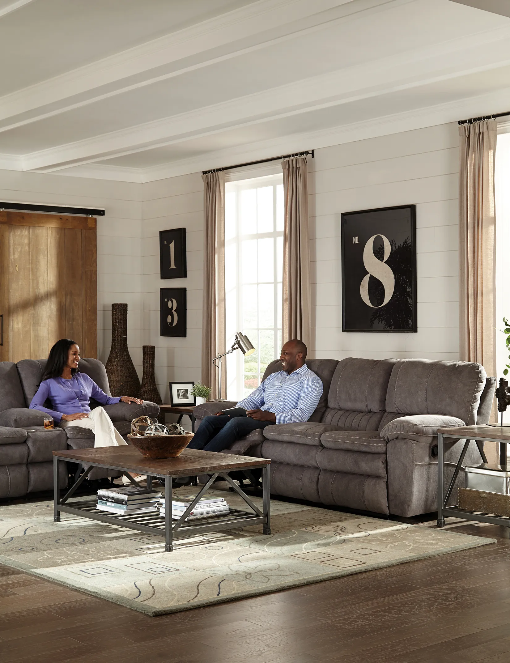 Reyes 91" Lay Flat Reclining Sofa (2 colors) 6 Reyes 91" Lay Flat Reclining Sofa (2 colors)
