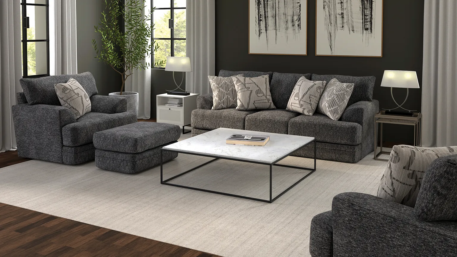 Tyson 93" Sofa (includes pillows) 2 colors 7 Tyson 93" Sofa (includes pillows) 2 colors