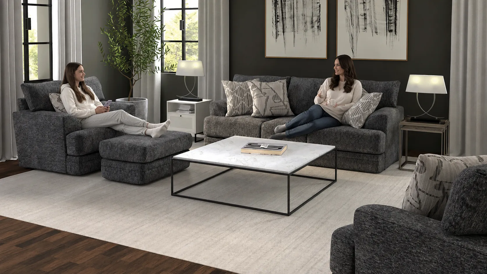 Tyson 93" Sofa (includes pillows) 2 colors 8 Tyson 93" Sofa (includes pillows) 2 colors