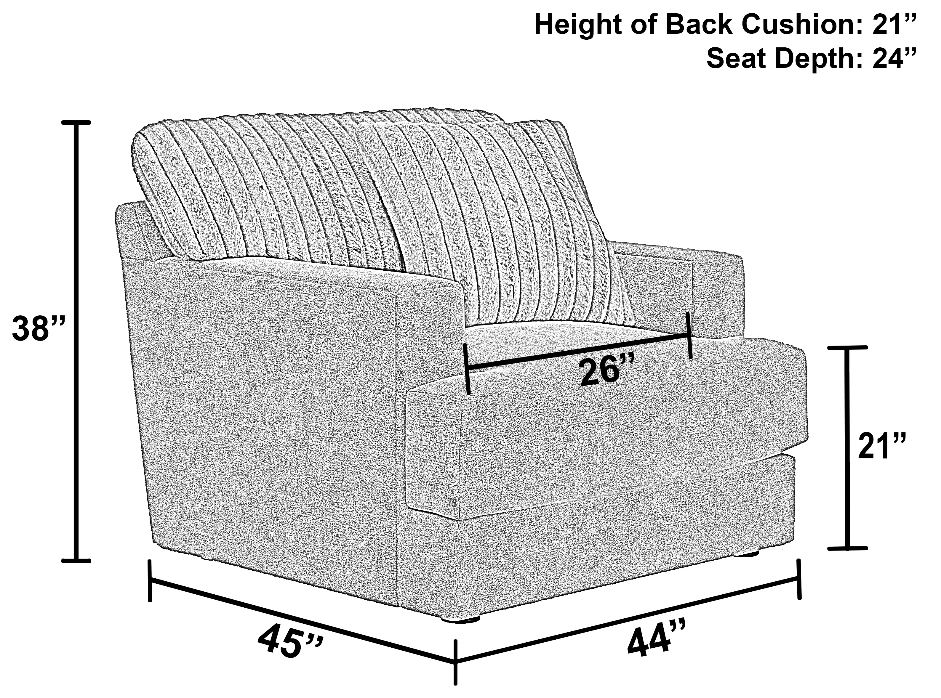 Eagan Stationary 95" Sofa (+3 colors) includes pillows 46 Eagan Stationary 95" Sofa (+3 colors) includes pillows