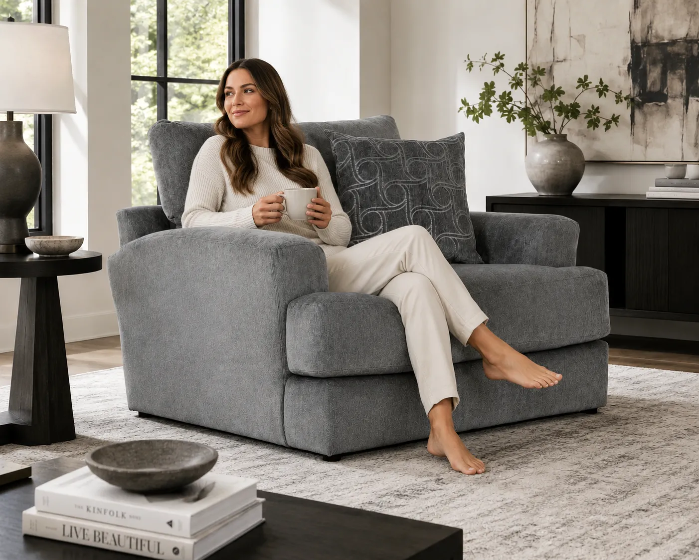 Lamar 90" Sofa (includes pillows) 2 colors 22 Lamar 90" Sofa (includes pillows) 2 colors