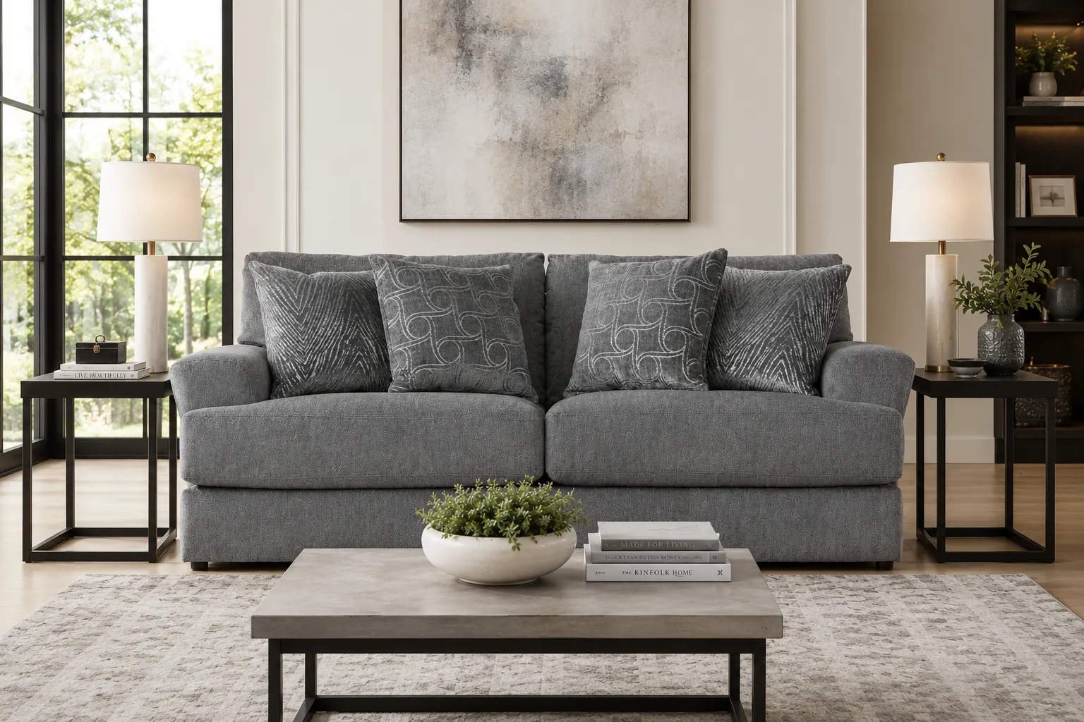 Lamar 90" Sofa (includes pillows) 2 colors 5 Lamar 90" Sofa (includes pillows) 2 colors