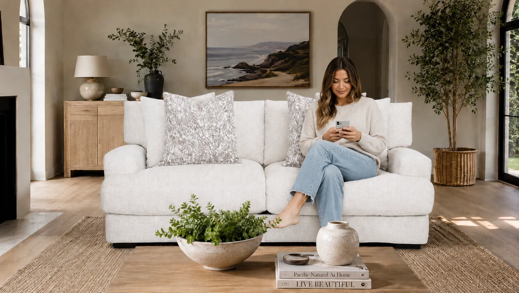 Minka 87" Casual Modern Wide Seat Sofa (Sink-In Comfort. Sophisticated Style) 3 Minka 87" Casual Modern Wide Seat Sofa (Sink-In Comfort. Sophisticated Style)