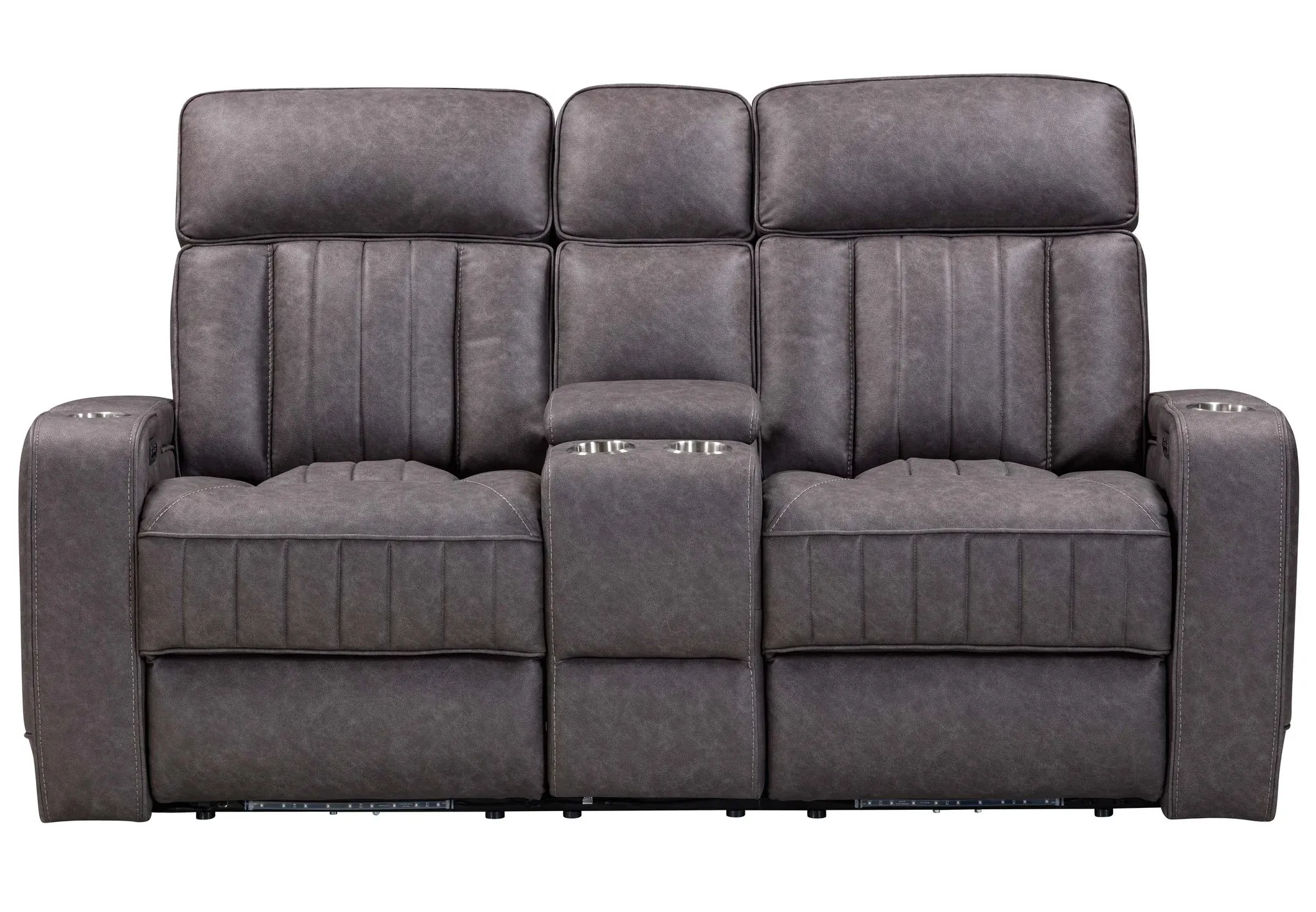 Equinox 85" Power Headrest Power Reclining Sofa w/ Dropdown Table Mercury (In stock - Fast shipping) 11 Equinox 85" Power Headrest Power Reclining Sofa w/ Dropdown Table Mercury (In stock - Fast shipping)