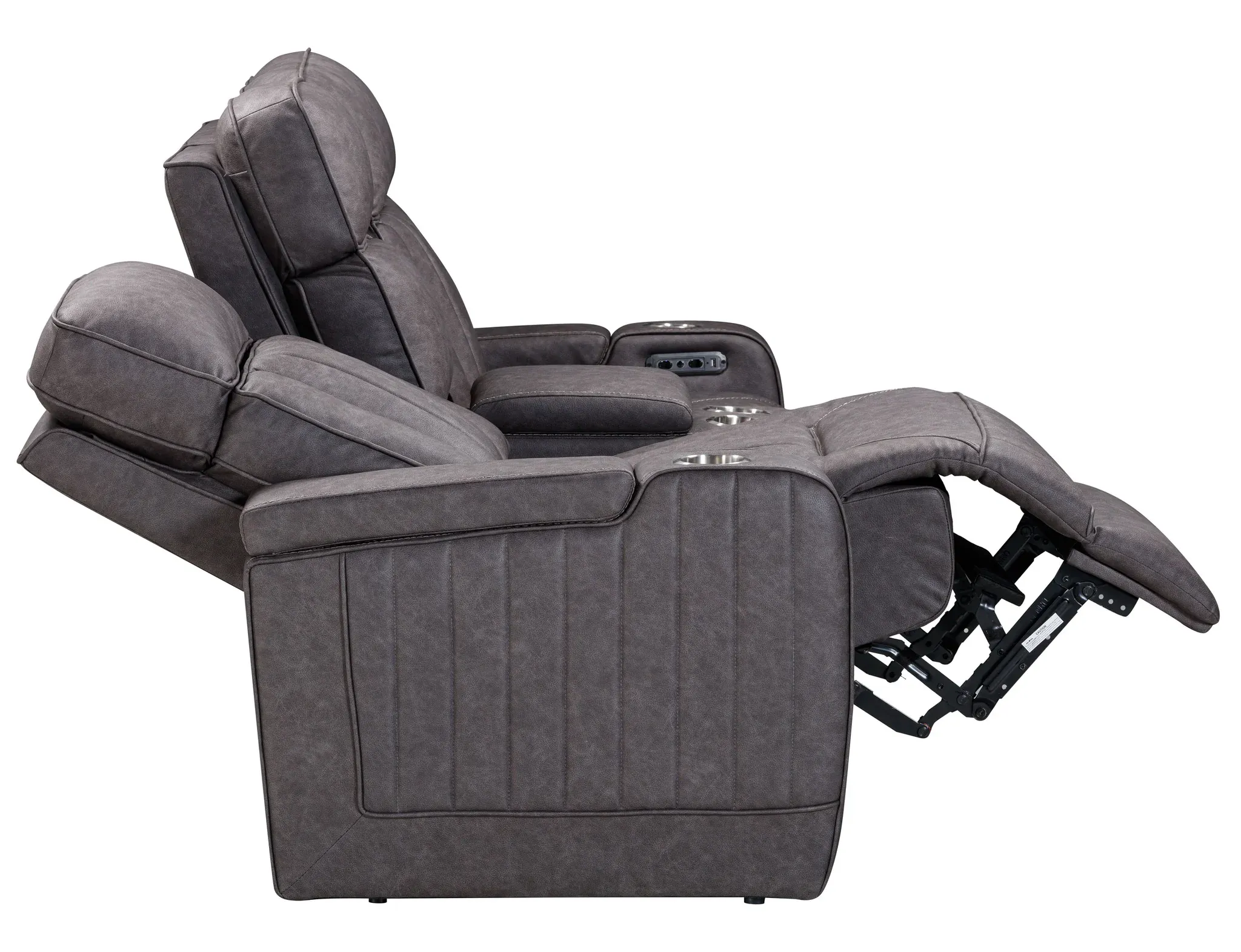 Equinox 85" Power Headrest Power Reclining Sofa w/ Dropdown Table Mercury (In stock - Fast shipping) 12 Equinox 85" Power Headrest Power Reclining Sofa w/ Dropdown Table Mercury (In stock - Fast shipping)