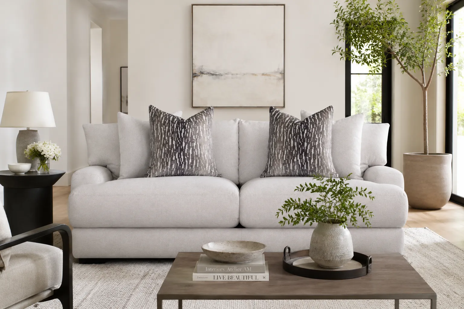 Oslo 87" Casual Modern Wide Seat Sofa (Oversized Comfort. Casual Modern Style. Made for Lounging.) 2 Oslo 87" Casual Modern Wide Seat Sofa (Oversized Comfort. Casual Modern Style. Made for Lounging.)