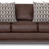 Dayton 93" Leather-Look Fabric Sofa (Rugged Character. Sink-In Comfort. Timeless Style) 57 Dayton 93" Leather-Look Fabric Sofa (Rugged Character. Sink-In Comfort. Timeless Style)