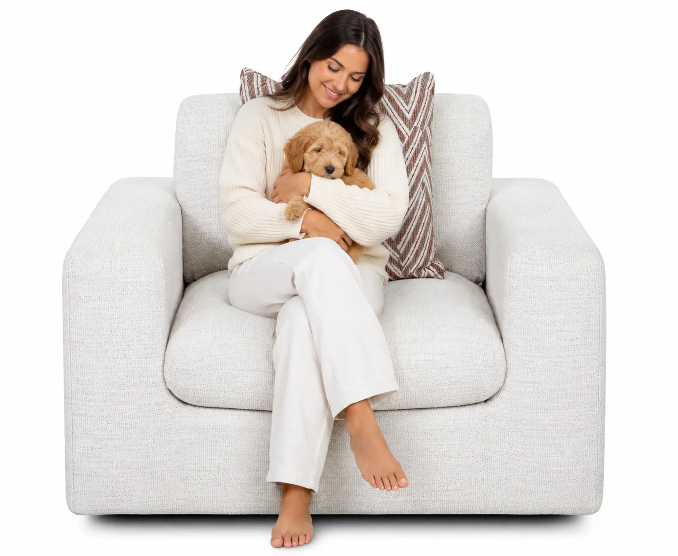 Santina 87" Wide-Seat Two-Cushion Sofa (Two Extra-Wide Seats. Made for Serious Lounging) 12 Santina 87" Wide-Seat Two-Cushion Sofa (Two Extra-Wide Seats. Made for Serious Lounging)