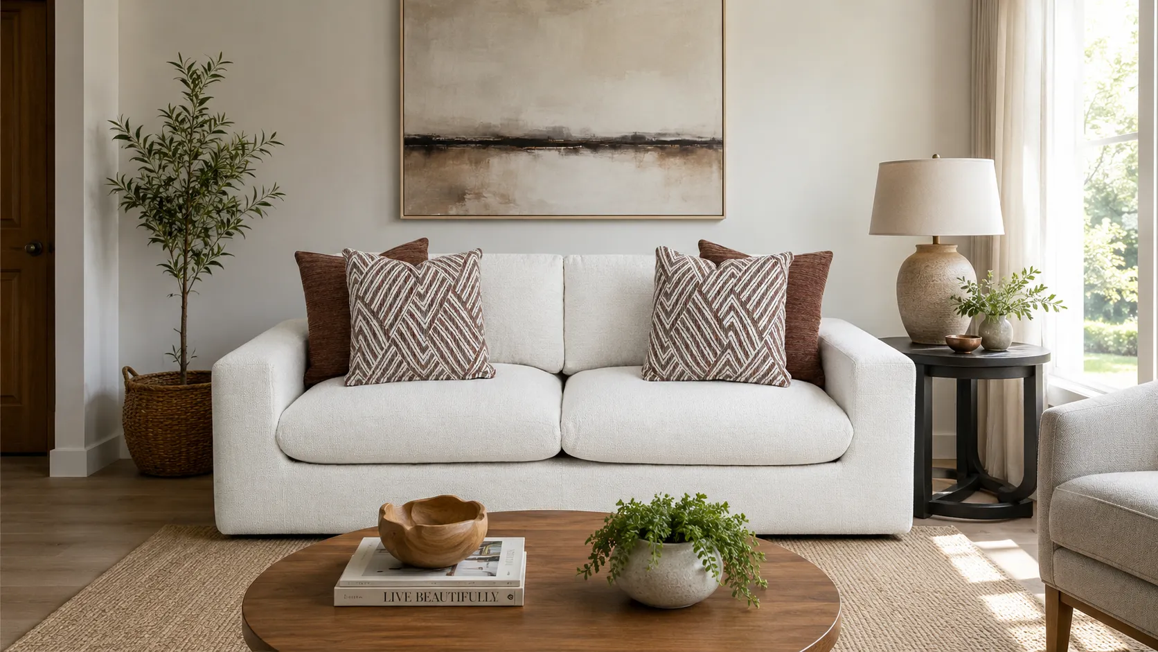 Santina 87" Wide-Seat Two-Cushion Sofa (Two Extra-Wide Seats. Made for Serious Lounging) 2 Santina 87" Wide-Seat Two-Cushion Sofa (Two Extra-Wide Seats. Made for Serious Lounging)