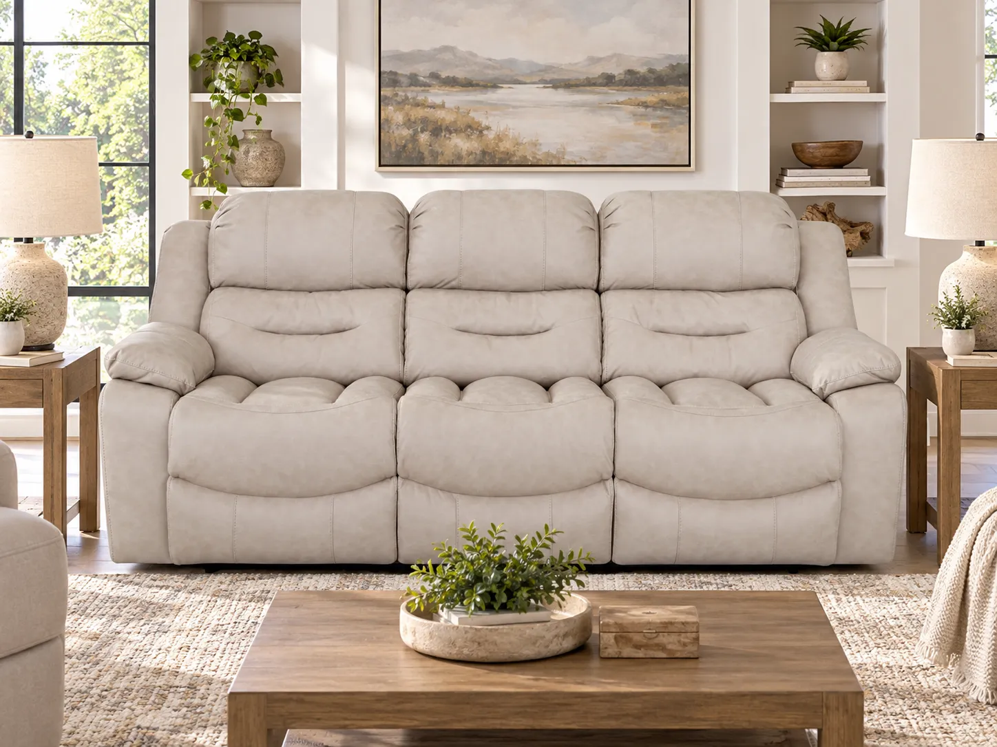 Decker 91.5" Reclining Sofa Slate (Best-Selling Comfort. Built for Real Life.) 25 Decker 91.5" Reclining Sofa Slate (Best-Selling Comfort. Built for Real Life.)