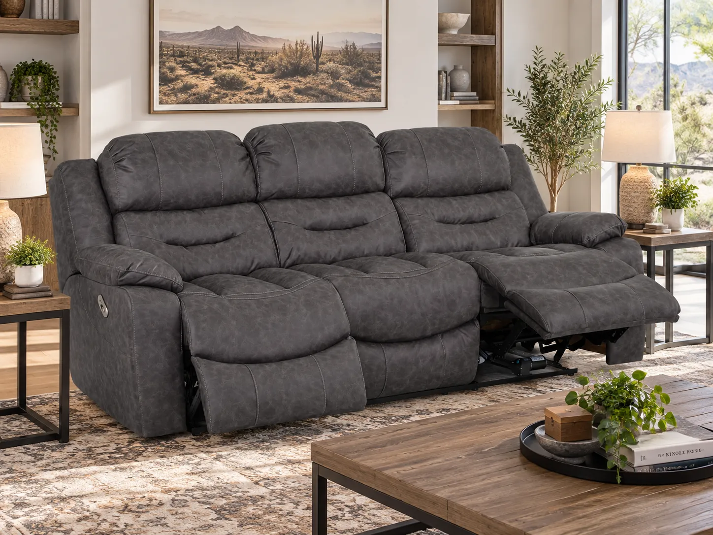 Decker 91.5" Reclining Sofa Slate (Best-Selling Comfort. Built for Real Life.) 6 Decker 91.5" Reclining Sofa Slate (Best-Selling Comfort. Built for Real Life.)