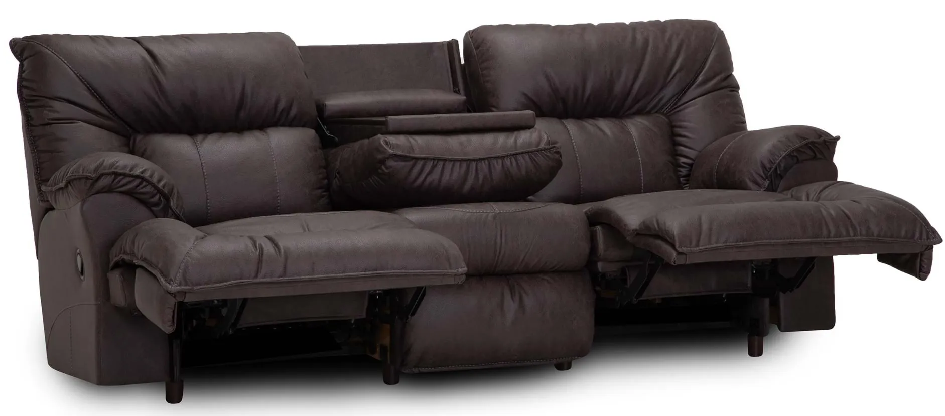 Henson 91" Reclining Sofa with Drop-Down Center Table (Casual Comfort. Everyday Convenience. Built for Real Life) 3 Henson 91" Reclining Sofa with Drop-Down Center Table (Casual Comfort. Everyday Convenience. Built for Real Life)