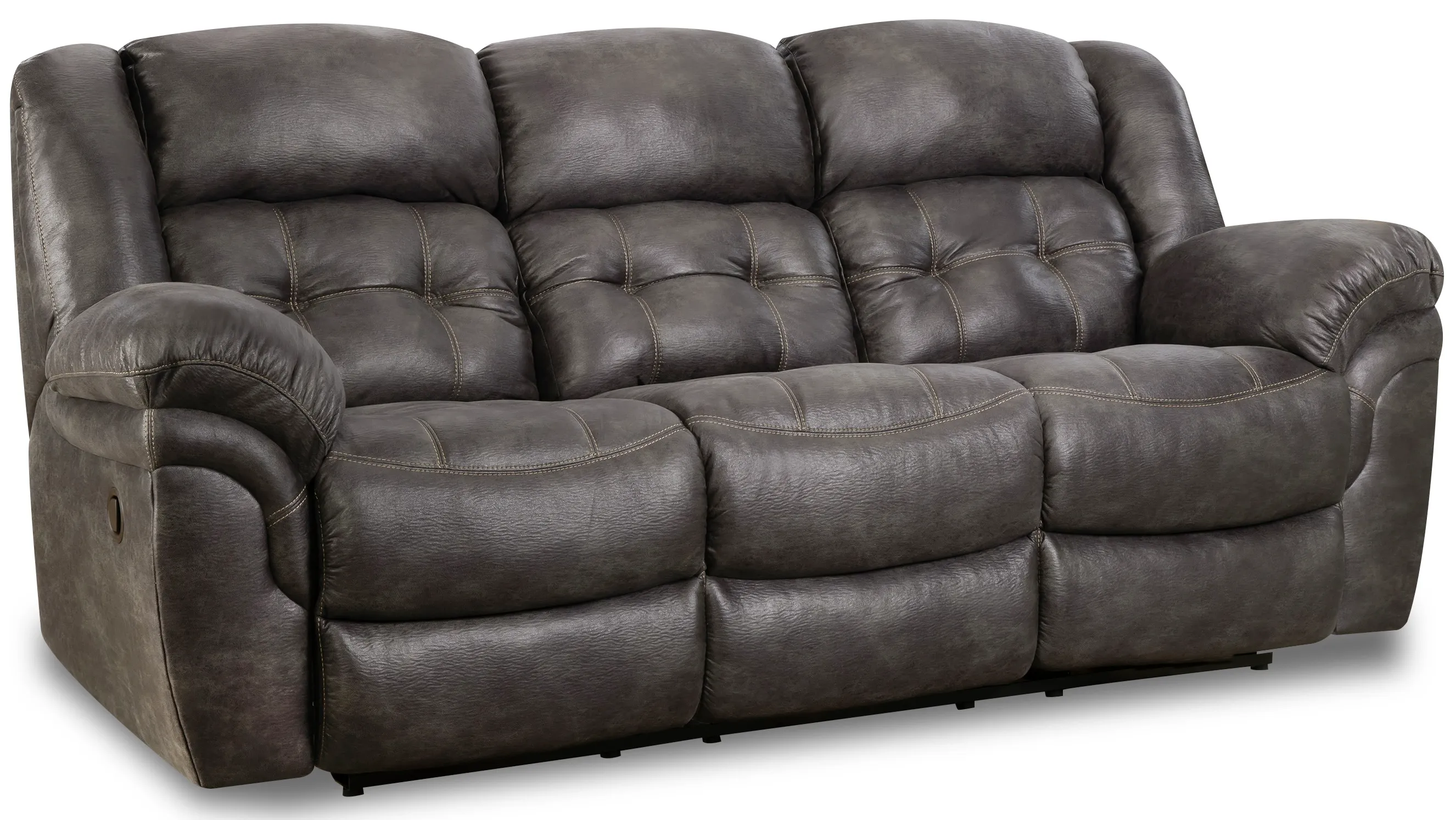 Haven 81" Reclining Console Loveseat Charcoal (In stock) 5 Haven 81" Reclining Console Loveseat Charcoal (In stock)