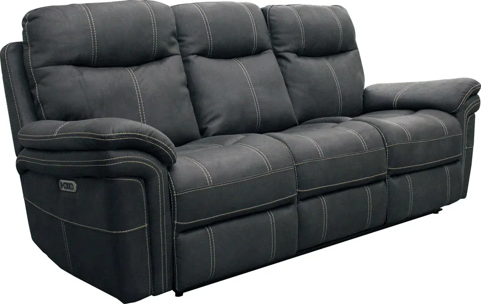 Mason 90" Power Headrest Power Reclining Sofa Charcoal (In stock - Fast shipping) 1 Mason 90" Power Headrest Power Reclining Sofa Charcoal (In stock - Fast shipping)