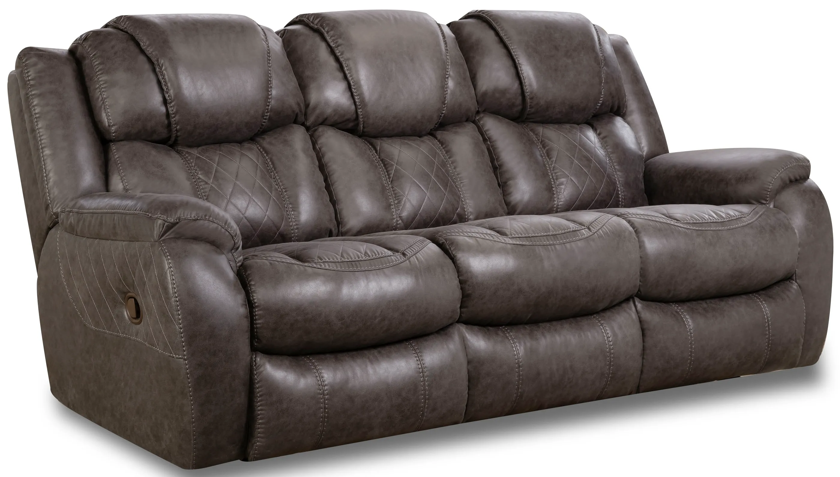 Rayna 78" Reclining Console Loveseat Grey (In stock) 5 Rayna 78" Reclining Console Loveseat Grey (In stock)