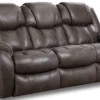 Rayna 88" Double Reclining Sofa Grey (In stock) 24 Rayna 88" Double Reclining Sofa Grey (In stock)
