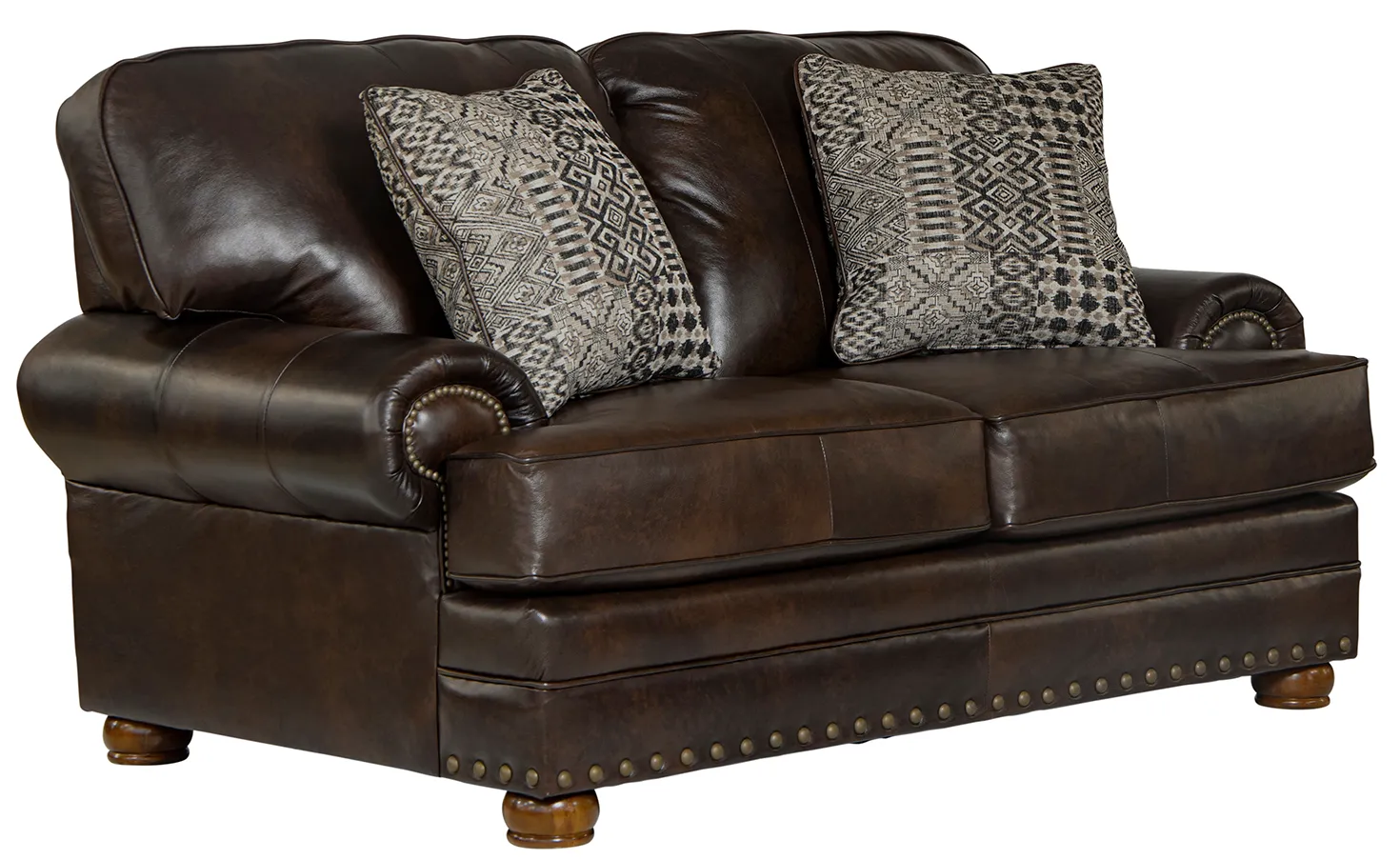 Roberto 94" Top Grain Leather Touch Sofa (Includes Pillows) In stock 16 Roberto 94" Top Grain Leather Touch Sofa (Includes Pillows) In stock