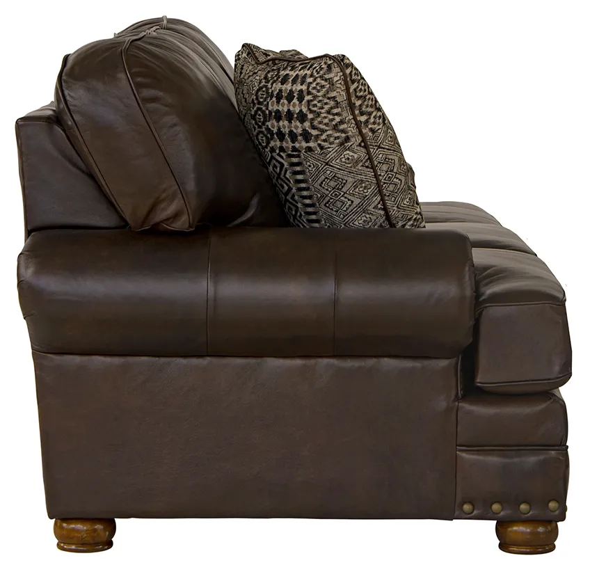 Roberto 94" Top Grain Leather Touch Sofa (Includes Pillows) In stock 3 Roberto 94" Top Grain Leather Touch Sofa (Includes Pillows) In stock