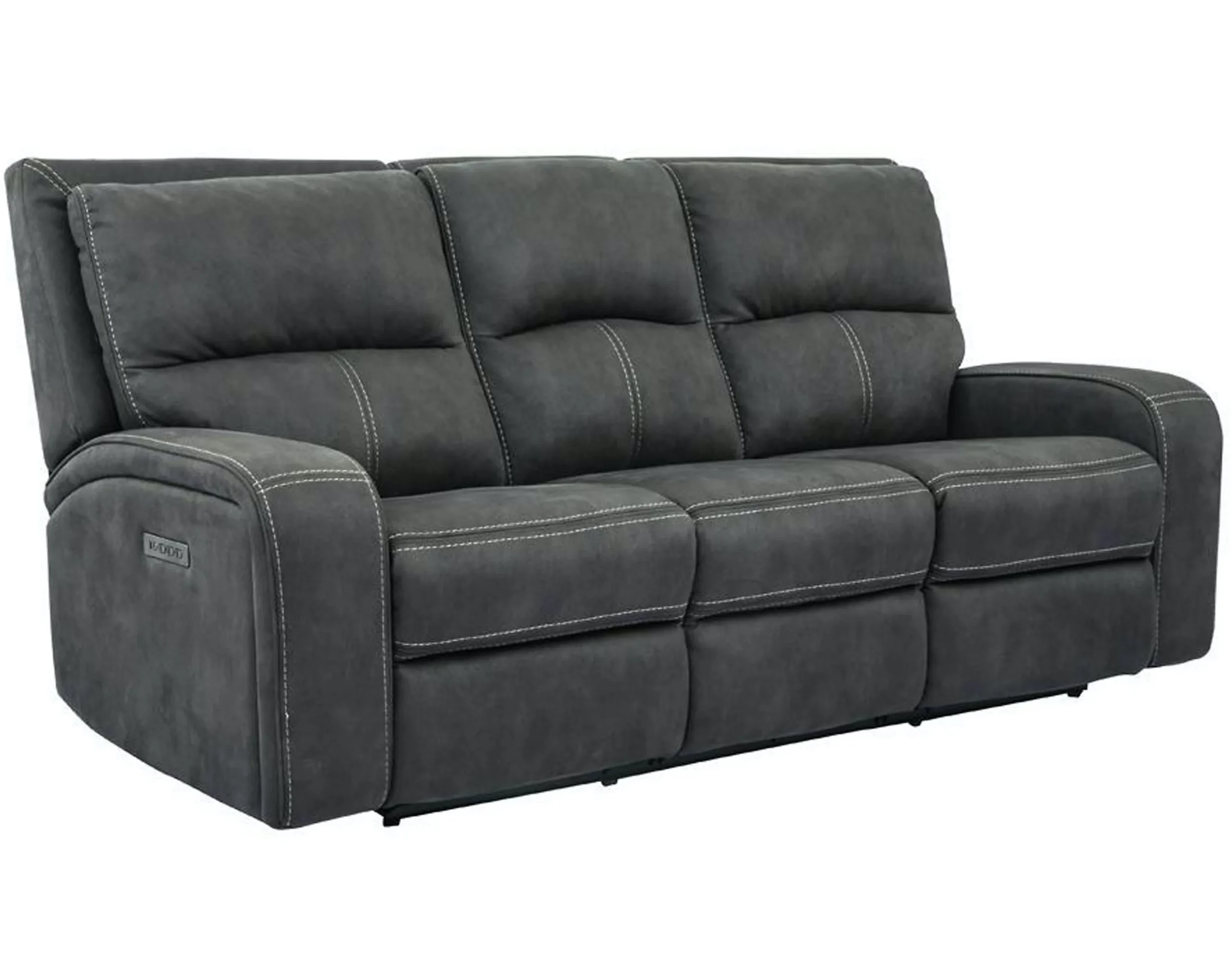 Polaris 84" Power Headrest Power Reclining Sofa Slate (In stock - Fast shipping) 1 Polaris 84" Power Headrest Power Reclining Sofa Slate (In stock - Fast shipping)
