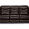 Carver 91" Power Headrest Power Reclining Sofa w/ Dropdown Table (Faux leather)