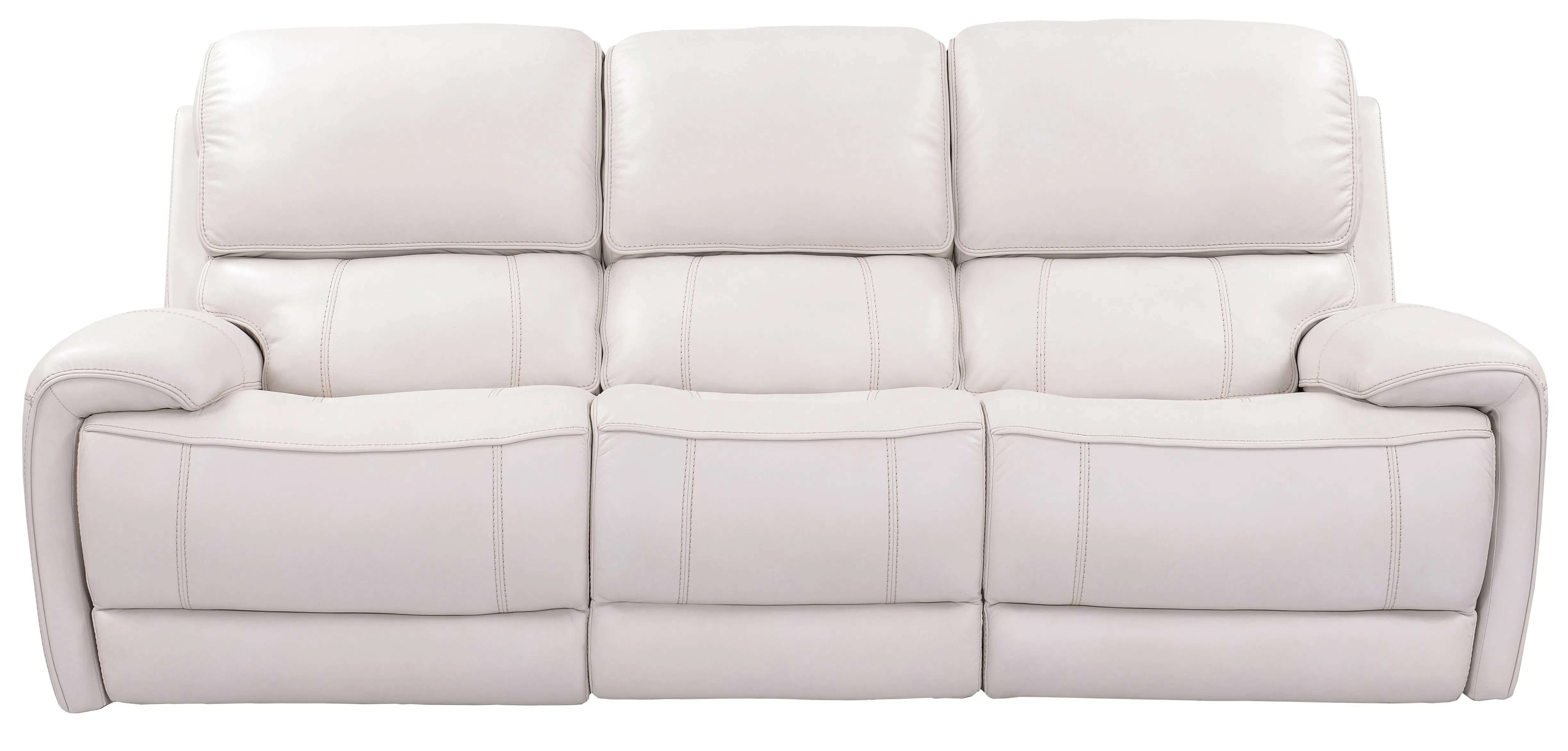 Empire Leather 87" Power Headrest Power Reclining Sofa Ivory (In stock - Fast shipping) 1 Empire Leather 87" Power Headrest Power Reclining Sofa Ivory (In stock - Fast shipping)