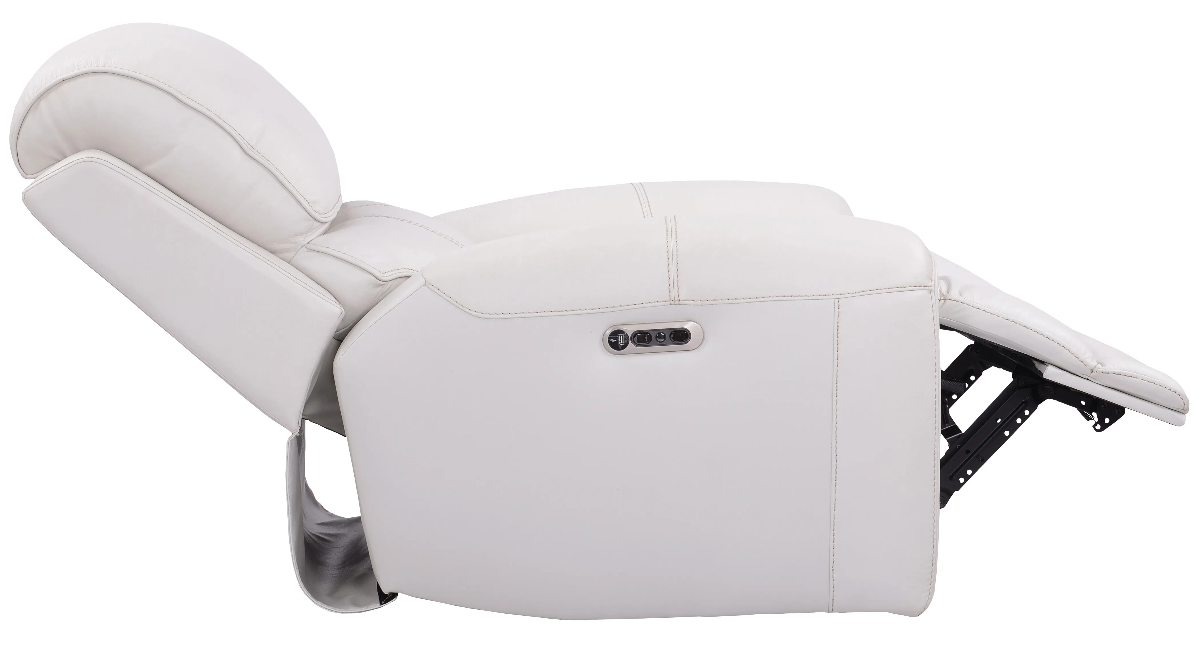 Empire Leather 87" Power Headrest Power Reclining Sofa Ivory (In stock - Fast shipping) 14 Empire Leather 87" Power Headrest Power Reclining Sofa Ivory (In stock - Fast shipping)