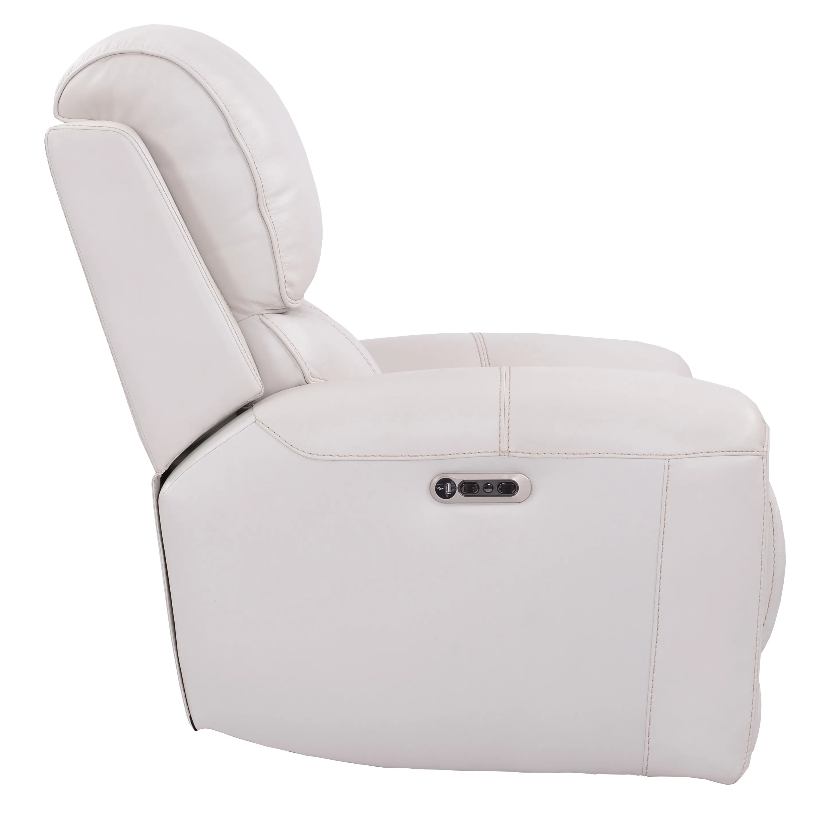 Empire Leather 87" Power Headrest Power Reclining Sofa Ivory (In stock - Fast shipping) 15 Empire Leather 87" Power Headrest Power Reclining Sofa Ivory (In stock - Fast shipping)