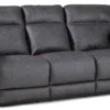 Jett 84" Triple Power Reclining Sofa Grey (In stock)