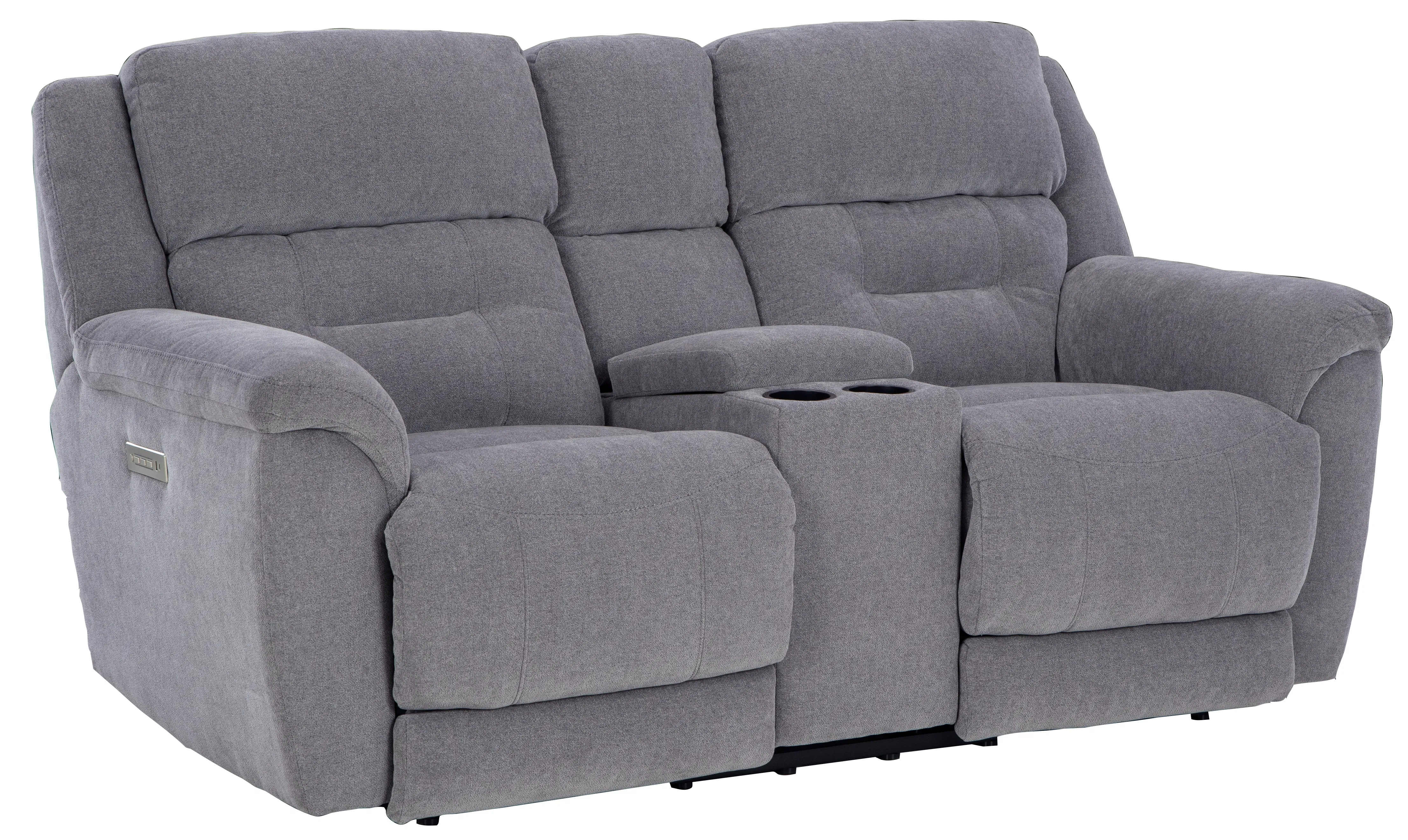 Knockout 89" Zero Gravity Triple Power Reclining Sofa Grey (In stock) 7 Knockout 89" Zero Gravity Triple Power Reclining Sofa Grey (In stock)