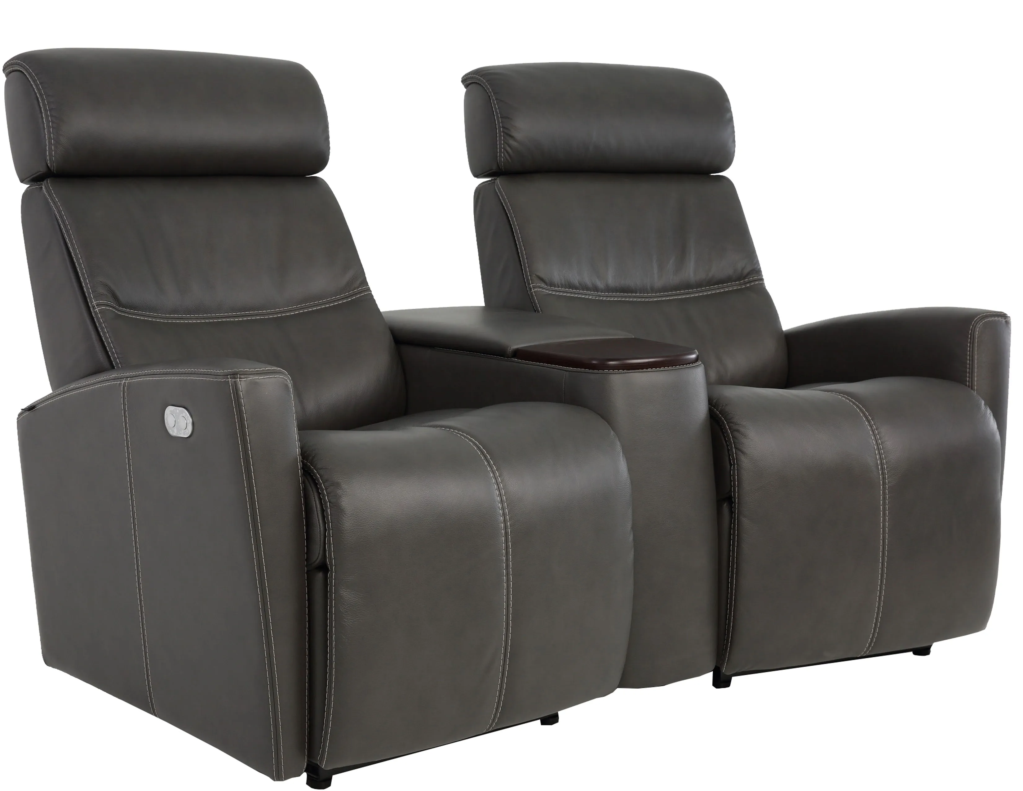 Milan Three Piece Home Theater Sectional (+40 leathers) 63" wide 1 Milan Three Piece Home Theater Sectional (+40 leathers) 63" wide