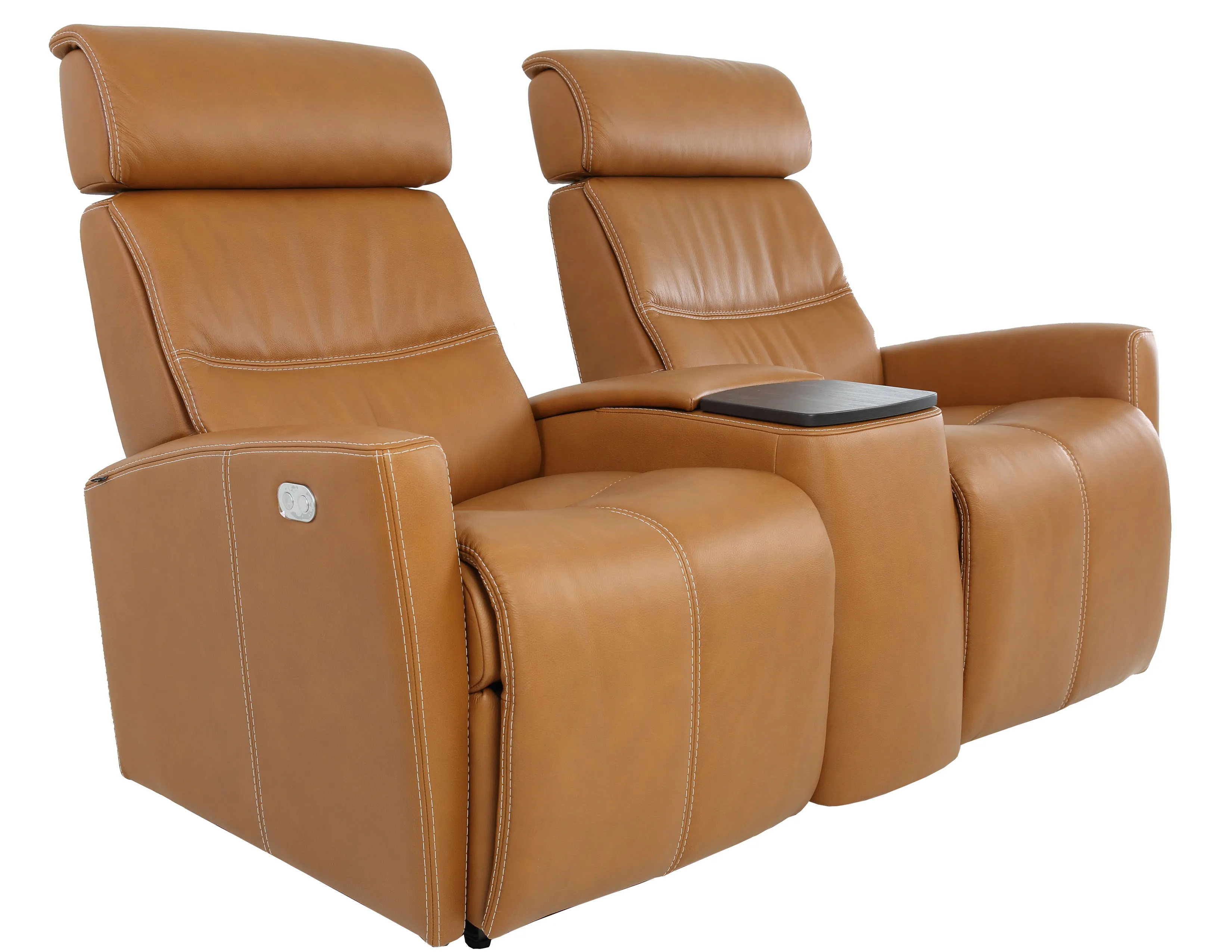 Milan Three Piece Home Theater Sectional (+40 leathers) 63" wide 2 Milan Three Piece Home Theater Sectional (+40 leathers) 63" wide