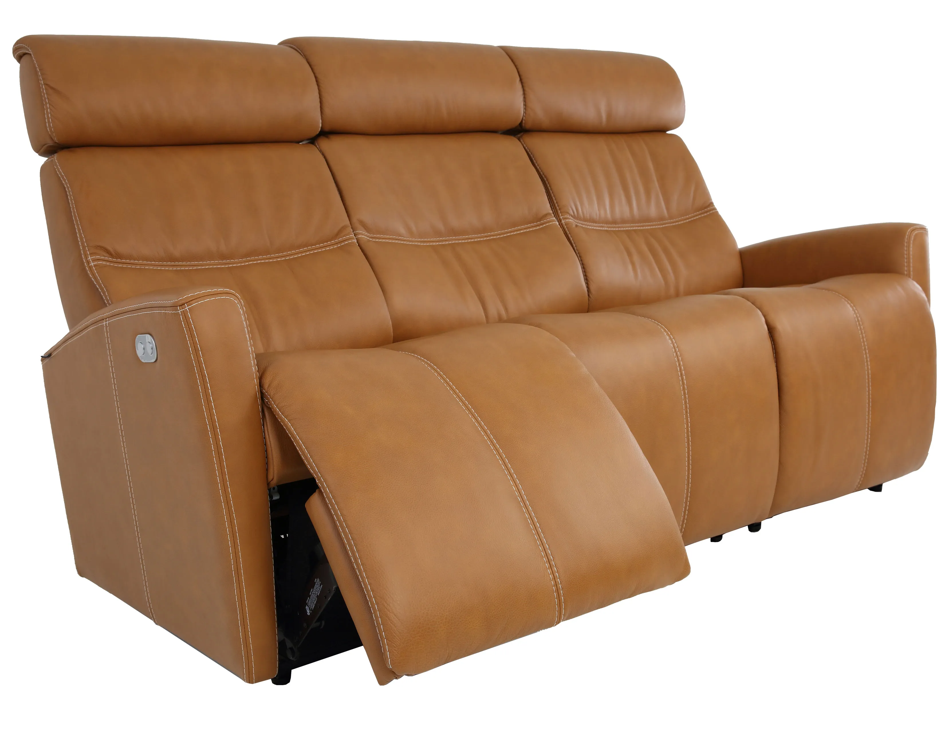 Milan 78" Leather Power Reclining Wall Saver Sofa (+40 leathers) 1 Milan 78" Leather Power Reclining Wall Saver Sofa (+40 leathers)