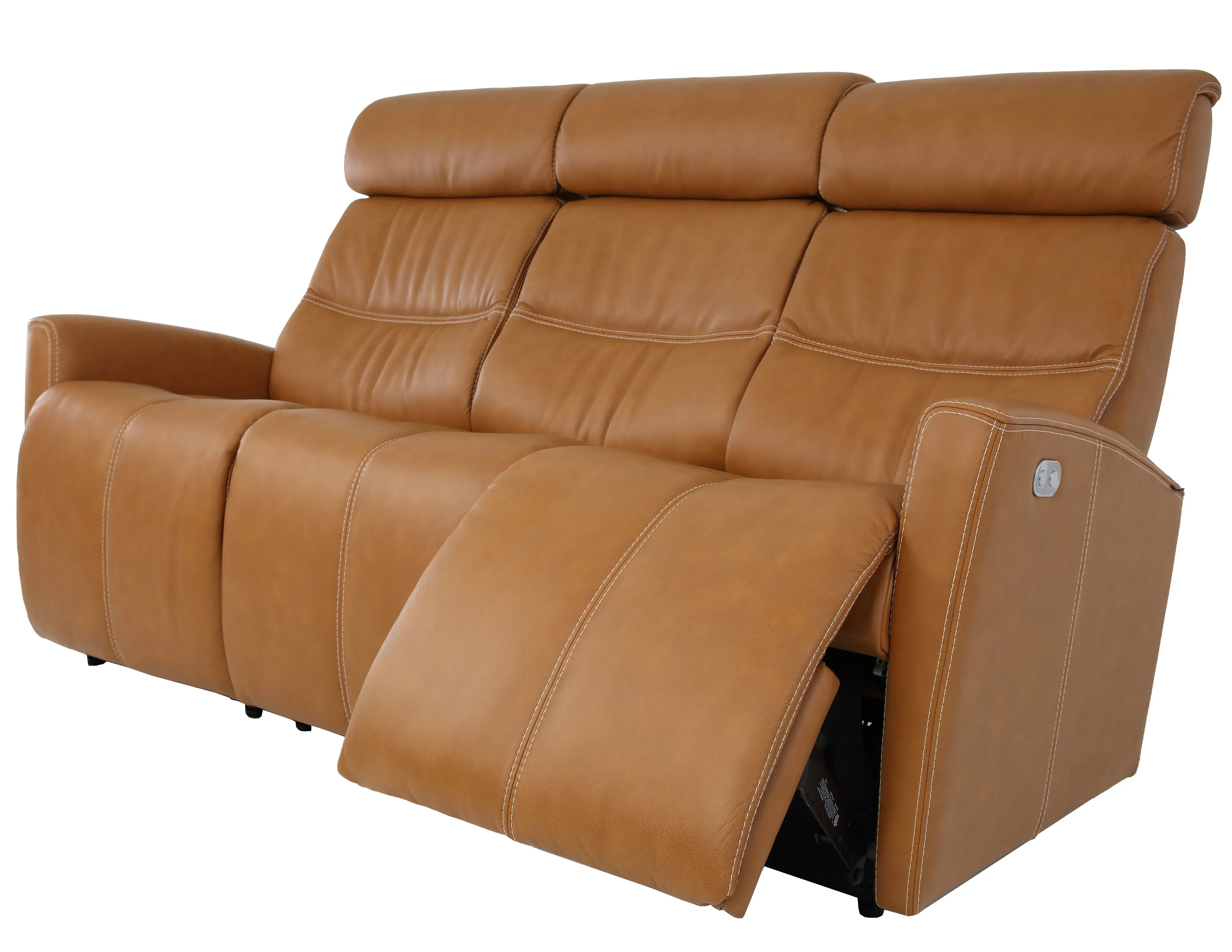 Milan 78" Leather Power Reclining Wall Saver Sofa (+40 leathers) 2 Milan 78" Leather Power Reclining Wall Saver Sofa (+40 leathers)