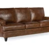 Bradington Young Carrado Stationary Sofa 8-Way Tie - Top Grain Leather - In Stock (Brown) 17 Bradington Young Carrado Stationary Sofa 8-Way Tie - Top Grain Leather - In Stock (Brown)
