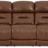 Contender 90" Zero Gravity Leather Triple Power Recliner Sofa - In stock