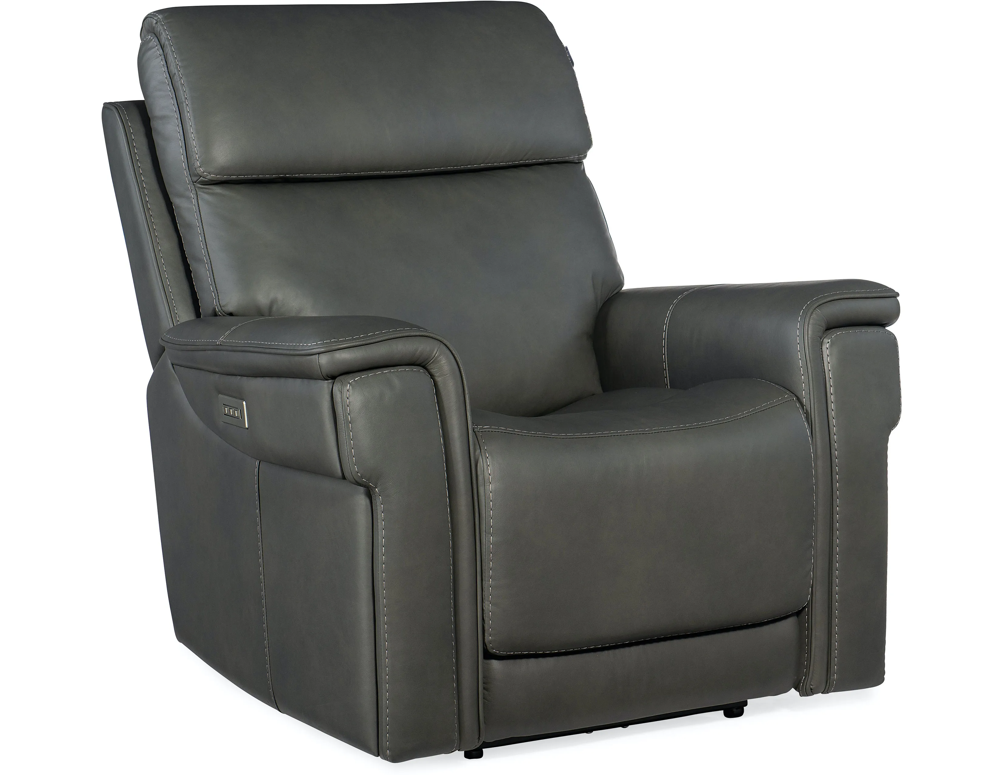 Lyra Leather Zero Gravity Power Sofa with Power Headrest 89" (Gray) In stock 12 Lyra Leather Zero Gravity Power Sofa with Power Headrest 89" (Gray) In stock