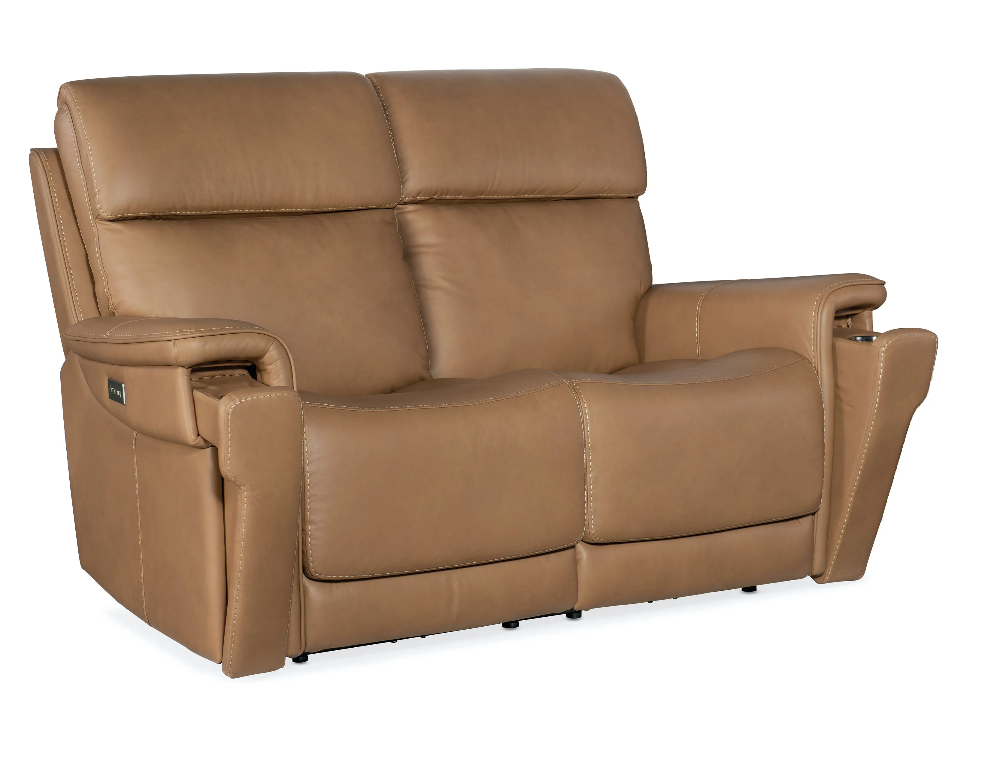 Lyra Zero Gravity Power Loveseat with Power Headrest (Brown) In stock 2 Lyra Zero Gravity Power Loveseat with Power Headrest (Brown) In stock