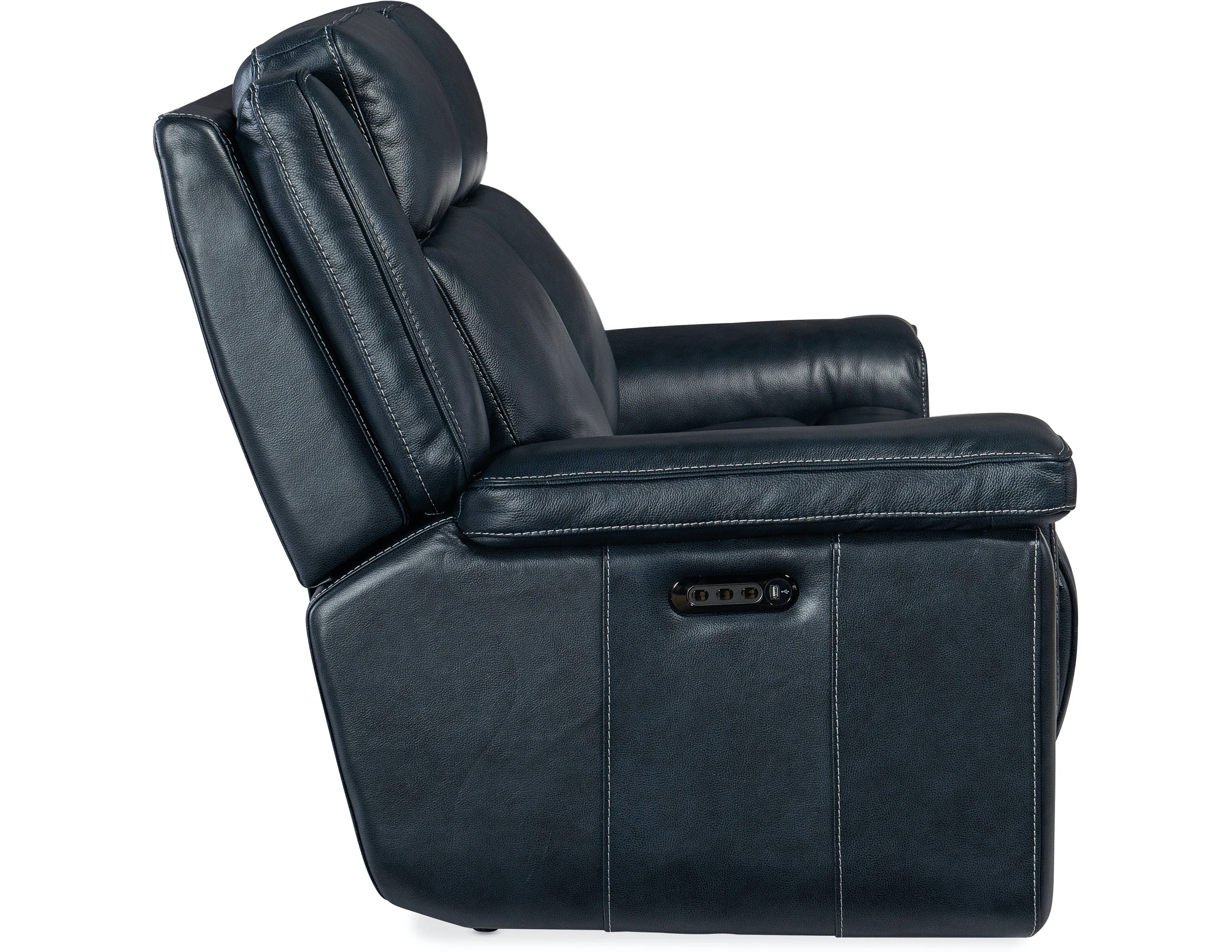Montel Lay Flat Power Loveseat with Power Headrest & Lumbar (Cobalt) In stock 2 Montel Lay Flat Power Loveseat with Power Headrest & Lumbar (Cobalt) In stock