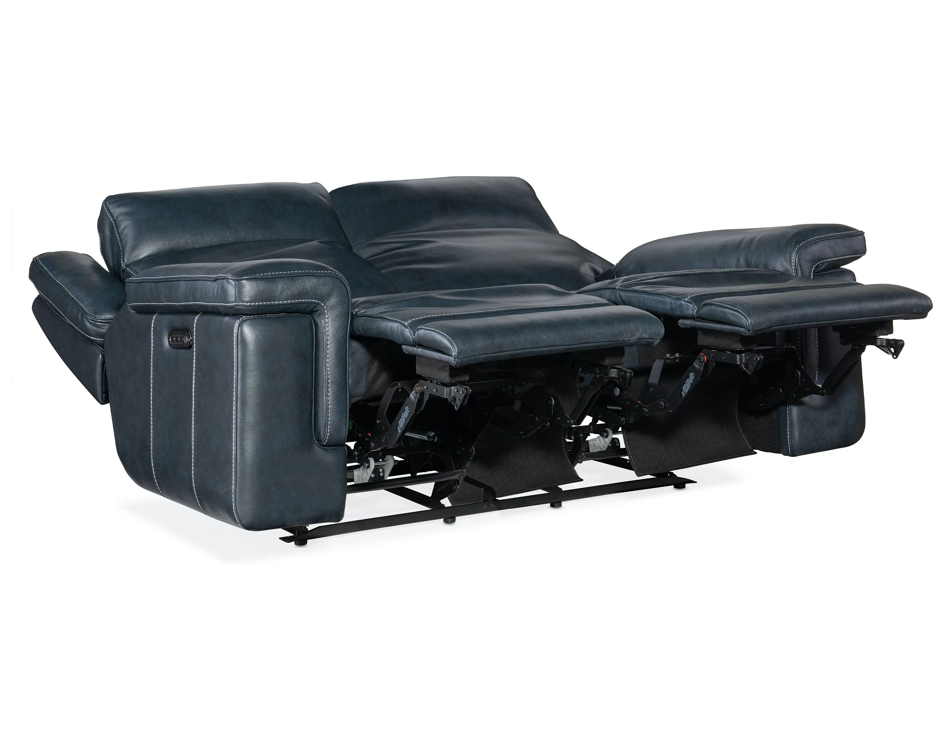 Montel Lay Flat Power Loveseat with Power Headrest & Lumbar (Cobalt) In stock 4 Montel Lay Flat Power Loveseat with Power Headrest & Lumbar (Cobalt) In stock