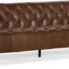 Nicolla Leather Sofa Brown 84" (In stock) 11 Nicolla Leather Sofa Brown 84" (In stock)
