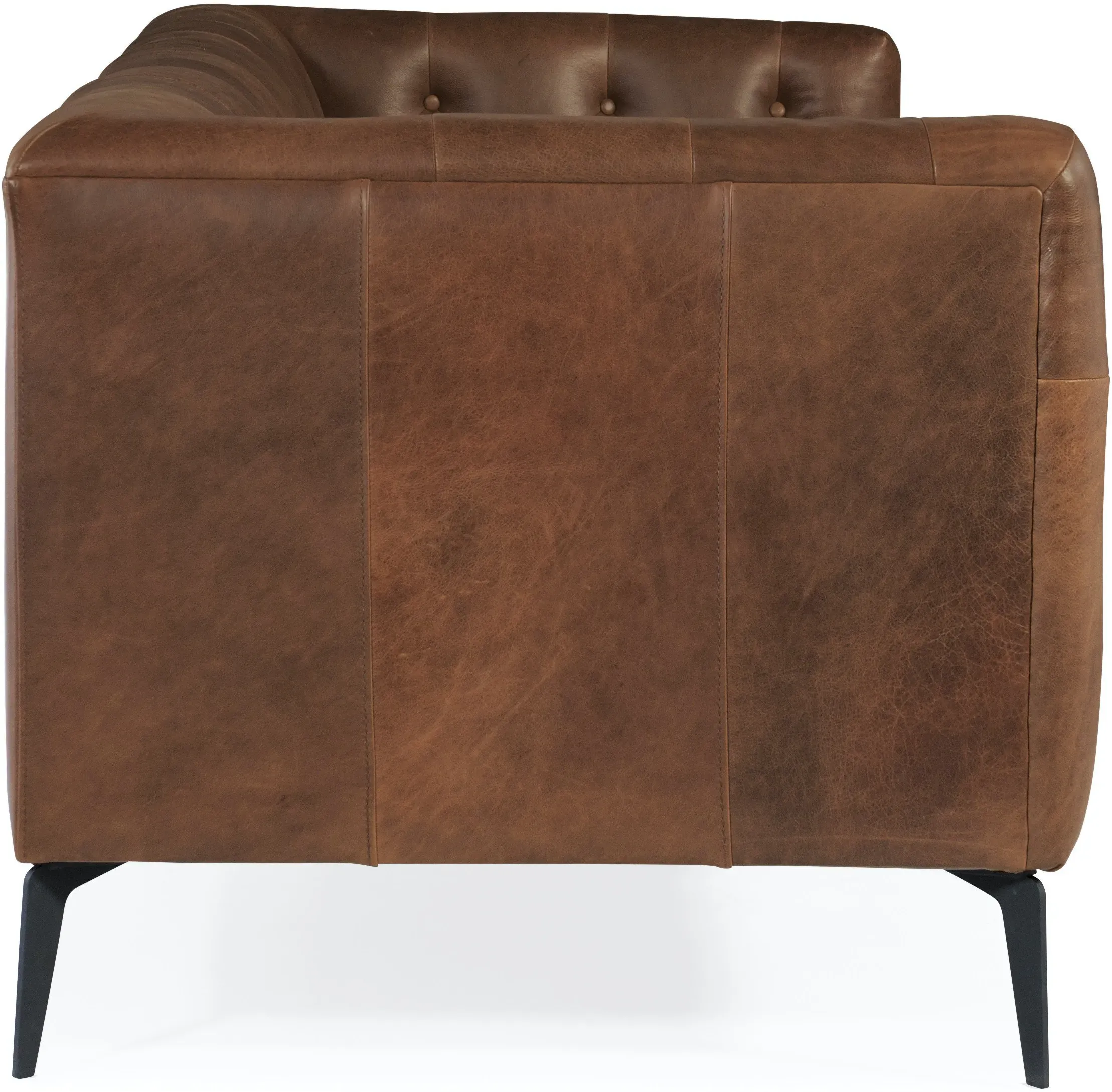 Nicolla Leather Sofa Brown 84" (In stock) 2 Nicolla Leather Sofa Brown 84" (In stock)