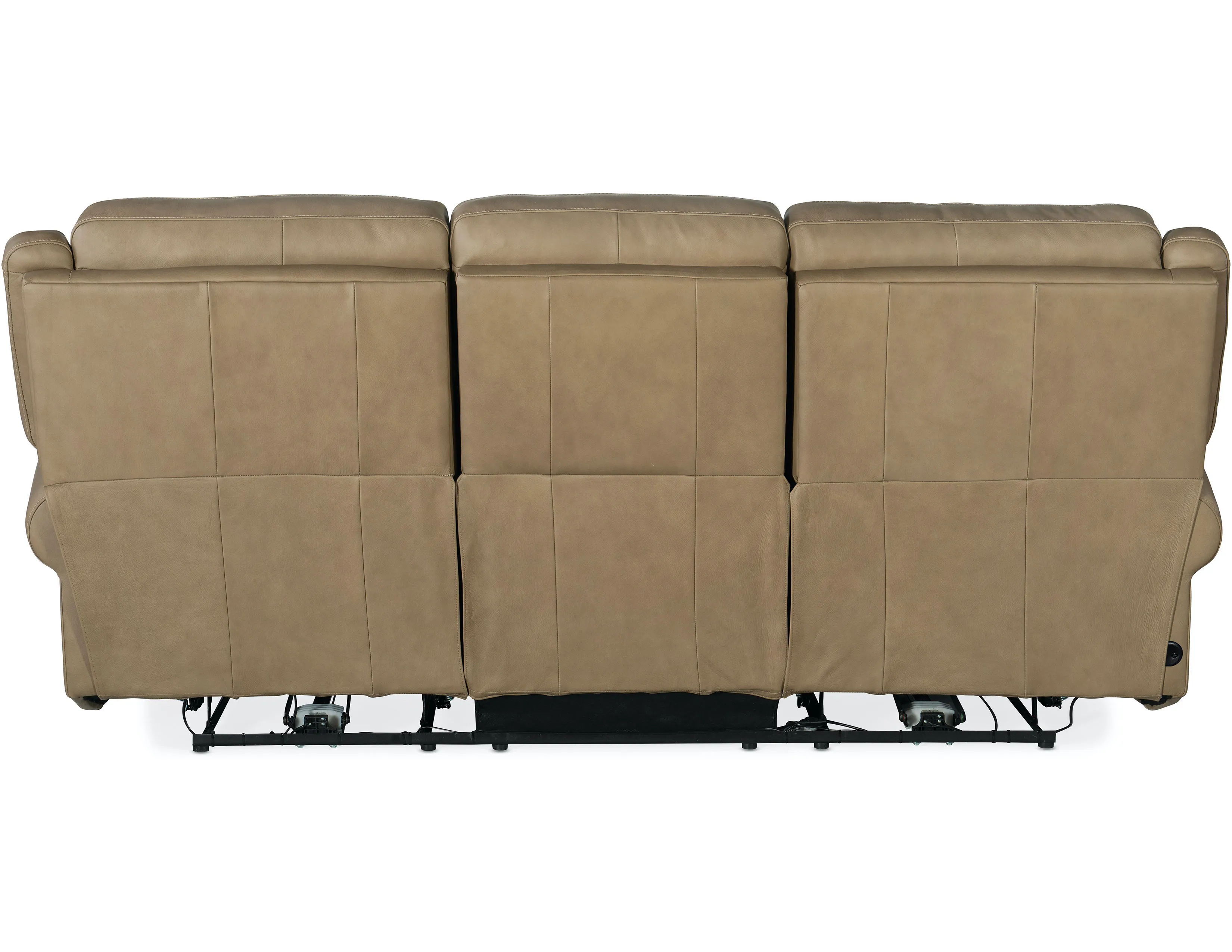 Oberon Leather Zero Gravity Power Sofa with Power Headrest (Sand) In stock 5 Oberon Leather Zero Gravity Power Sofa with Power Headrest (Sand) In stock