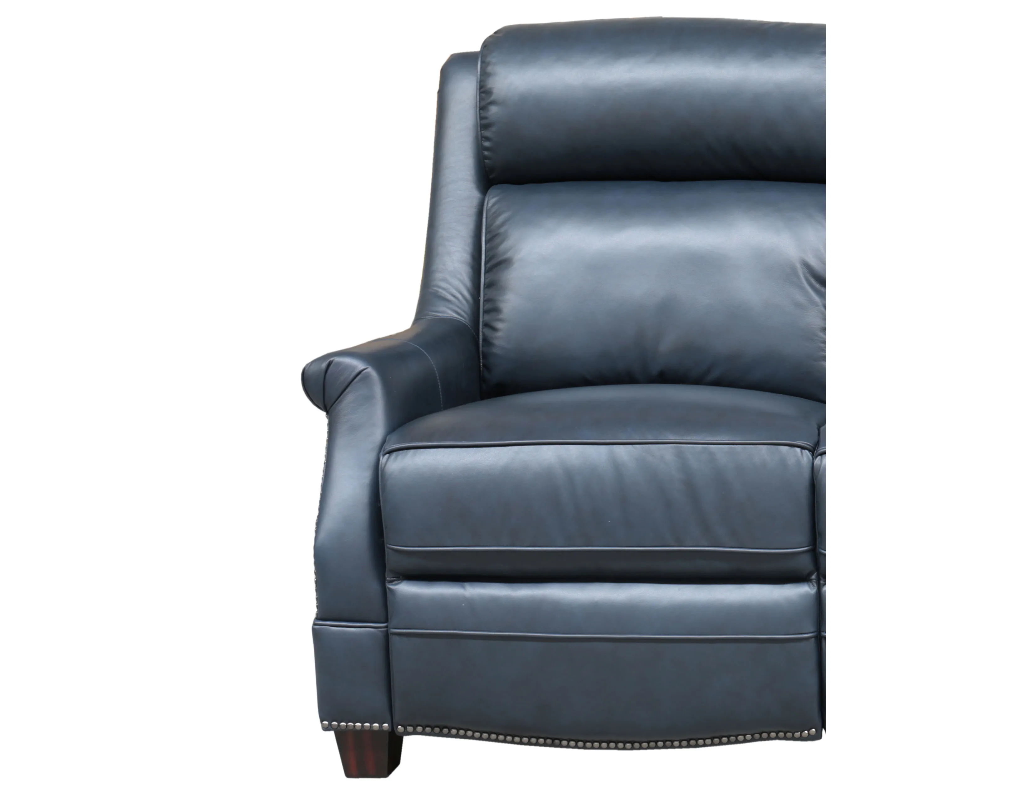Warrendale 83" Leather Power Headrest Power Reclining Sofa (Blue) In stock 6 Warrendale 83" Leather Power Headrest Power Reclining Sofa (Blue) In stock