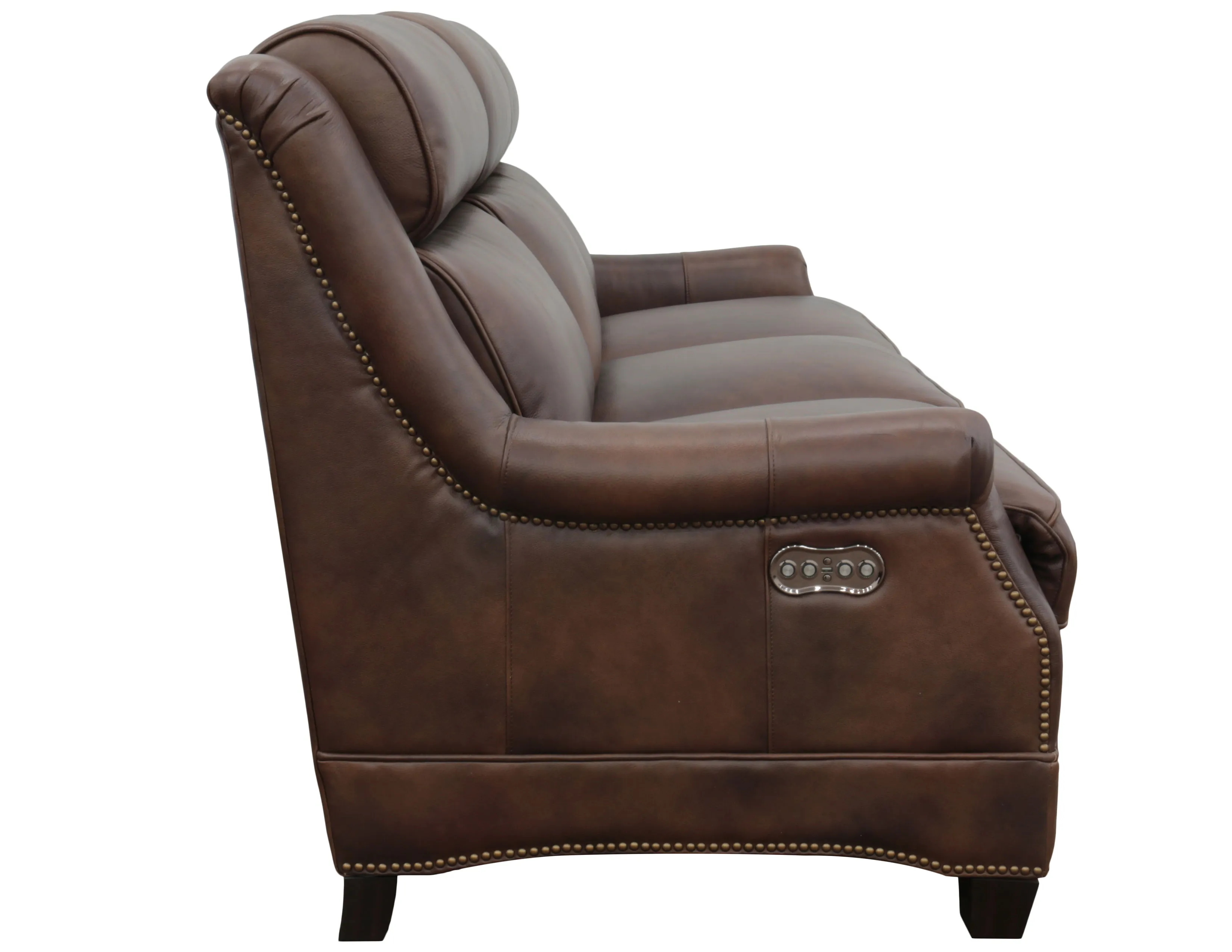 Warrendale 83" Leather Power Headrest Power Reclining Sofa (Cognac) In stock 7 Warrendale 83" Leather Power Headrest Power Reclining Sofa (Cognac) In stock