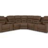 Washington 41067 Power Headrest Power Reclining Sectional (+100 leathers)