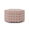 Mingle 77004-O4 Hexagonal Ottoman 27" x 27" (+200 colors) 36 Mingle 77004-O4 Hexagonal Ottoman 27" x 27" (+200 colors)
