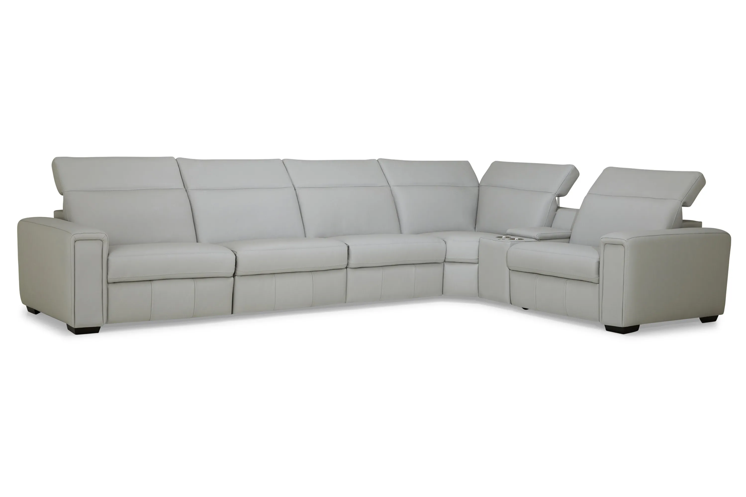 Titan 44004 Leather Power Reclining Sectional w/Power Headrests (In Stock) 4 Titan 44004 Leather Power Reclining Sectional w/Power Headrests (In Stock)