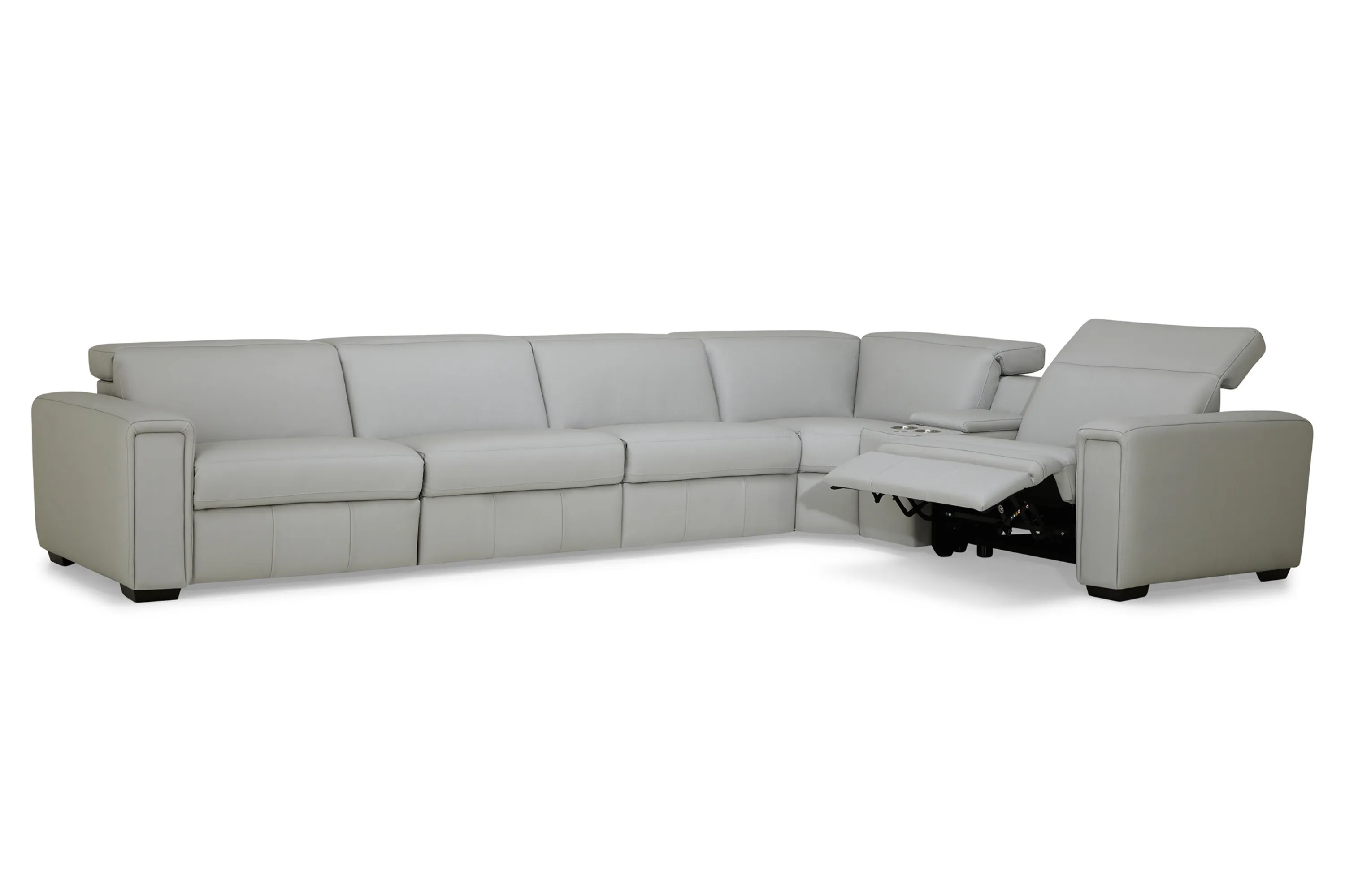 Titan 44004 Leather Power Reclining Sectional w/Power Headrests (In Stock) 5 Titan 44004 Leather Power Reclining Sectional w/Power Headrests (In Stock)