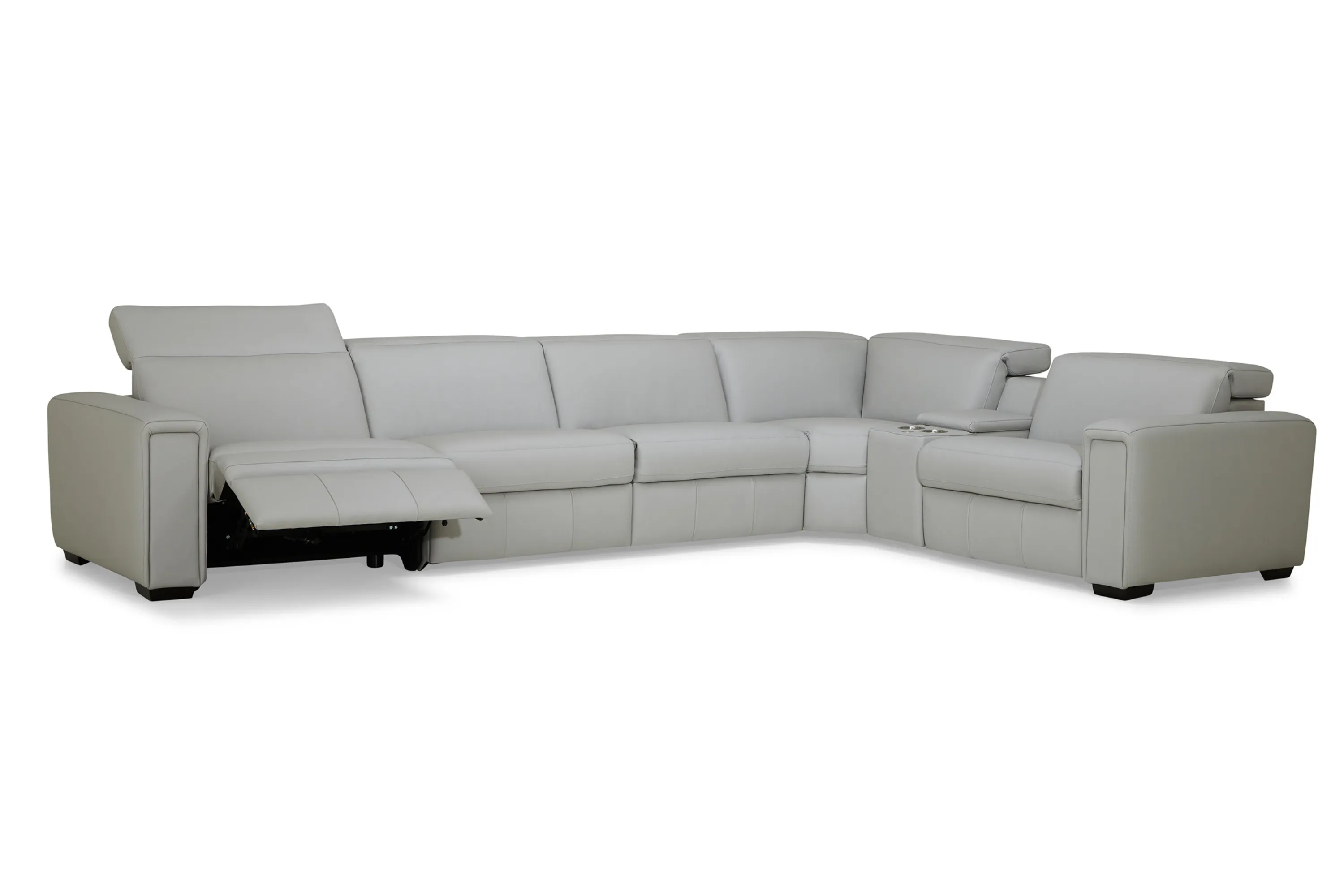 Titan 44004 Leather Power Reclining Sectional w/Power Headrests (In Stock) 6 Titan 44004 Leather Power Reclining Sectional w/Power Headrests (In Stock)